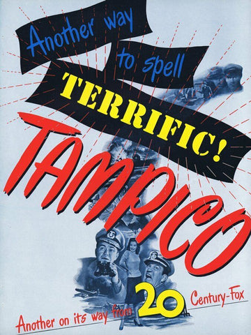 Tampico 1944 WWII Era ORIGINAL Vintage 9x12 Industry Ad Edward G Robinson 