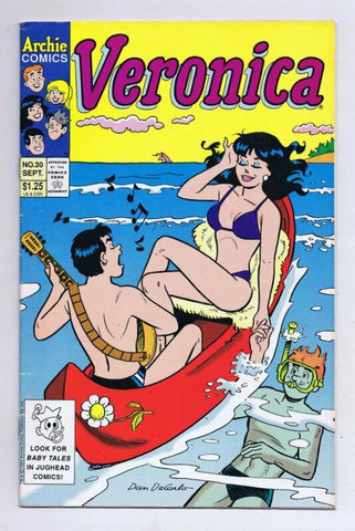 Veronica #30 ORIGINAL Vintage 1993 Archie Comics GGA Bikini