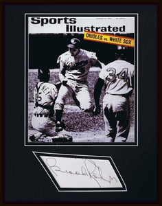 Brooks Robinson Signed Framed 11x14 Photo Display JSA Orioles