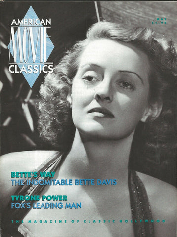 ORIGINAL Vintage May 1990 AMC Magazine Bette Davis Lauren Bacall 