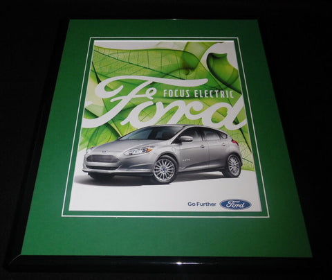 2016 Ford Focus Electric Framed 11x14 ORIGINAL Advertisement 