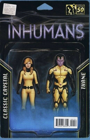 All-New Inhumans #1 ORIGINAL Vintage 2016 Marvel Comics JTC Action Figure Cover