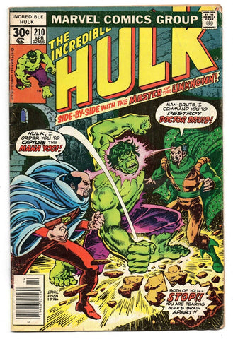 Incredible Hulk #210 ORIGINAL Vintage 1977 Marvel Comics