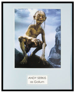 Andy Serkis Signed Framed 16x20 Photo Display AW Gollum Lord of the Rings