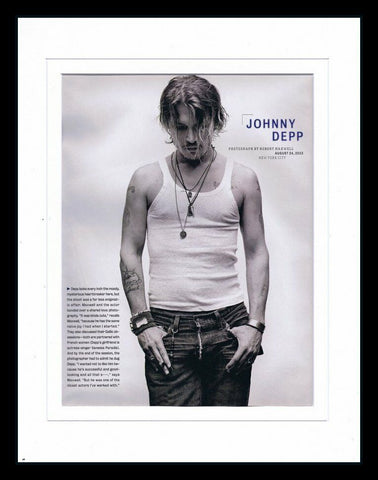 Johnny Depp 2003 Framed 11x14 Photo Display 