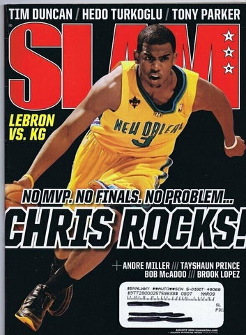 ORIGINAL Vintage Slam Magazine November 2006 Chris Paul Hornets