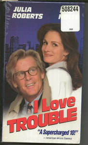 I Love Trouble VINTAGE VHS Cassette Julia Roberts Nick Nolte