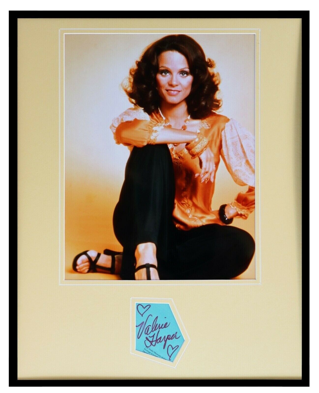 Valerie Harper Signed Framed 16x20 Poster Photo Display Rhoda Valerie's Family