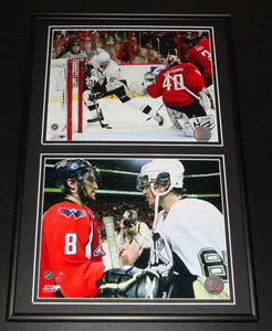 Sidney Crosby 2009 Penguins vs Capitals Playoffs Framed 12x18 Photo Set