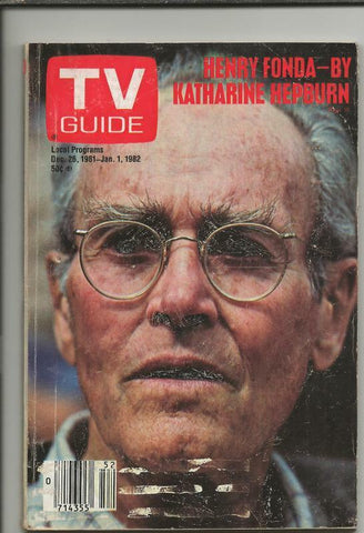 ORIGINAL Vintage December 26, 1981 TV Guide Magazine Henry Fonda