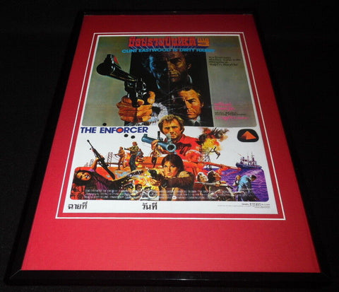 The Enforcer Japanese 11x17 Framed Repro Poster Display Clint Eastwood