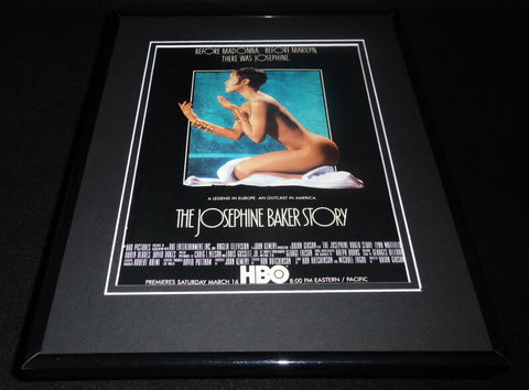 Josephine Baker Story 1991 Framed 11x14 ORIGINAL Vintage Advertisement