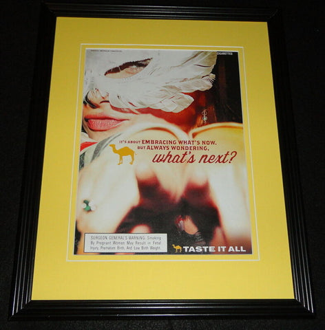 2014 Camel Cigarettes What's Next? Framed 11x14 ORIGINAL Vintage Advertisement