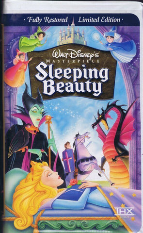 Sleeping Beauty (1959) VINTAGE VHS Cassette Disney Clamshell Mary Costa