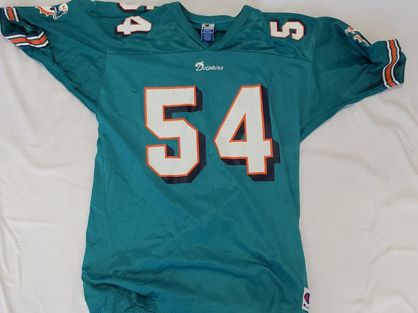 Zach Thomas Signed VINTAGE Miami Dolphins Champion Jersey Sz 48