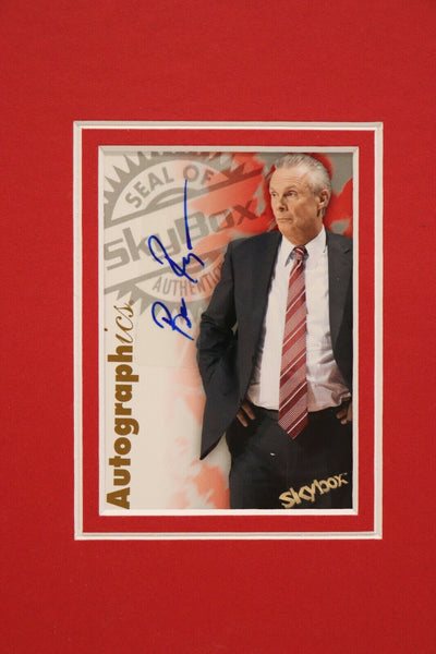 Bo Ryan Signed Framed 11x17 Photo Display FLEER Autographics Wisconsin