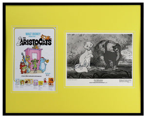 Eva Gabor Signed Framed 16x20 The Aristocats Photo Poster Set JSA