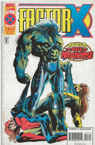 Factor-X #3 ORIGINAL Vintage 1995 Marvel Comics 