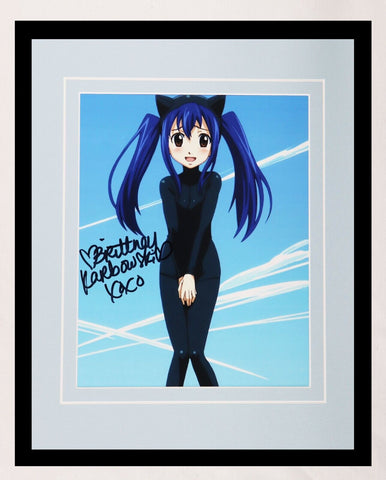 Brittney Karbowski Signed Framed 11x14 Photo Display BAS Wendy Marvell