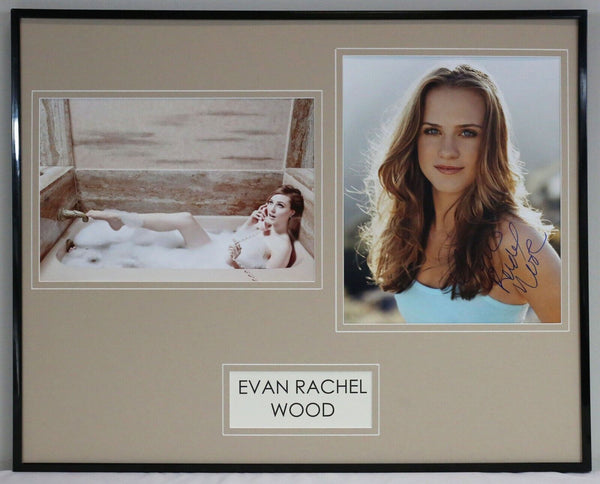 Evan Rachel Wood Signed Framed 16x20 Photo Set Westworld