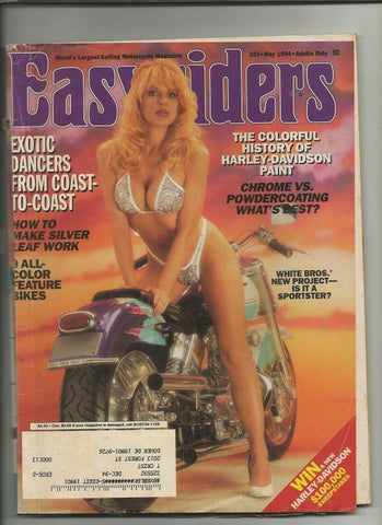 ORIGINAL Vintage May 1994 Easyriders Motorcycle Magazine #251 Bikini Cover