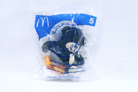 VINTAGE SEALED 2006 McDonald's Build a Bear Dimples Teddy in Sport Shirt