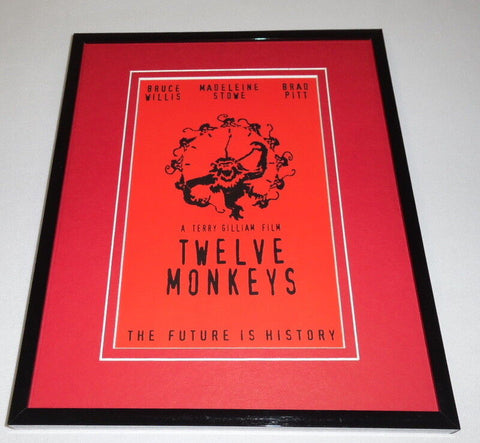 Twelve Monkeys Framed 8x10 Repro Poster Display Bruce Willis Brad Pitt