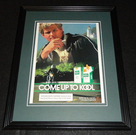 1986 Kool Cigarettes Framed 11x14 ORIGINAL Advertisement