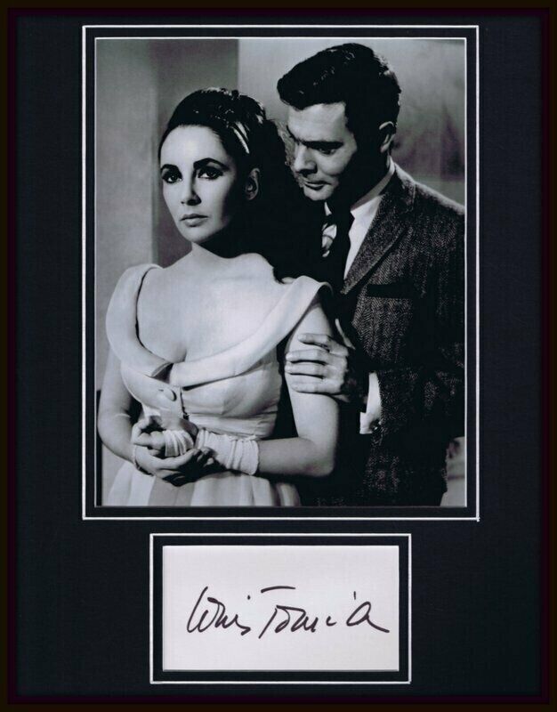 Louis Jourdan Signed Framed 11x14 Photo Display The VIPs w/ Elizabeth Taylor