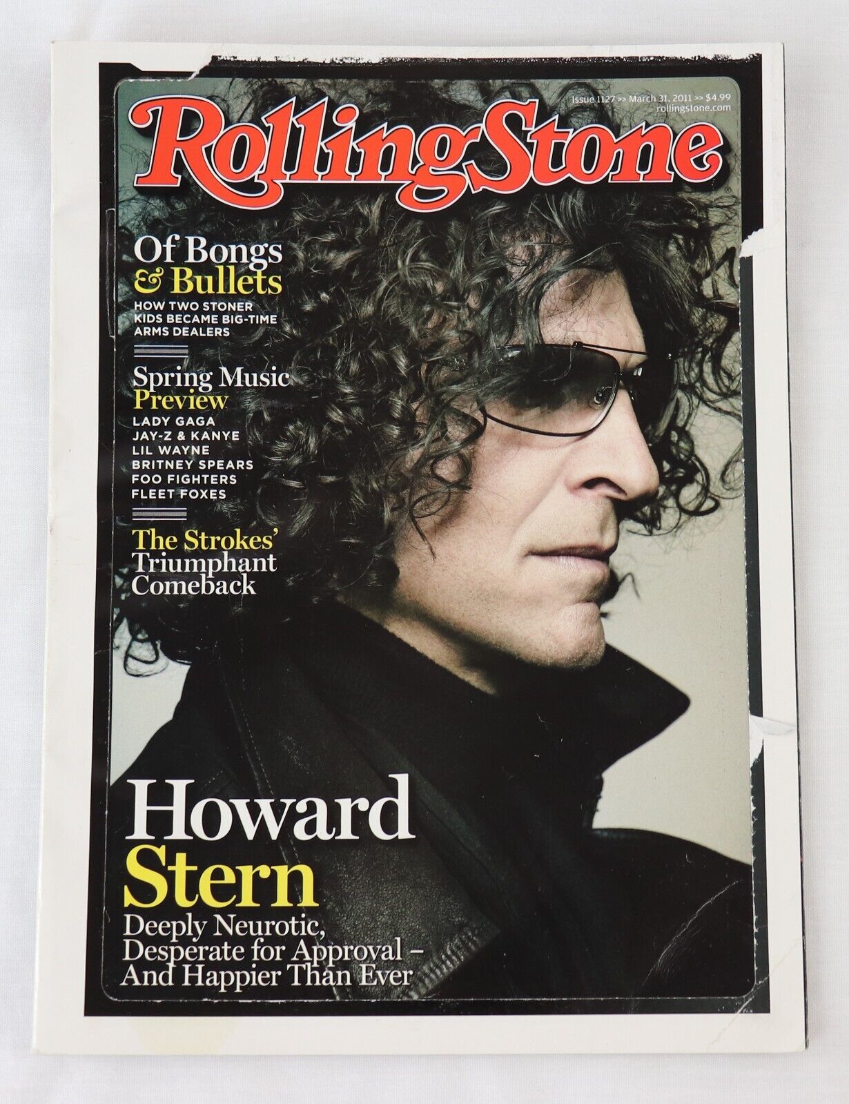 VINTAGE Mar 31 2011 Rolling Stone Magazine Howard Stern Lady Gaga Jay-Z