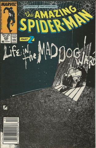 Amazing Spiderman #295 ORIGINAL Vintage 1987 Marvel Comics Mad Dog Ward