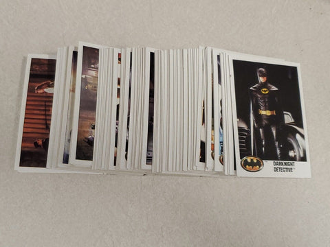 VINTAGE 1989 Topps Batman Card Starter Set 126/132 95% Conplete