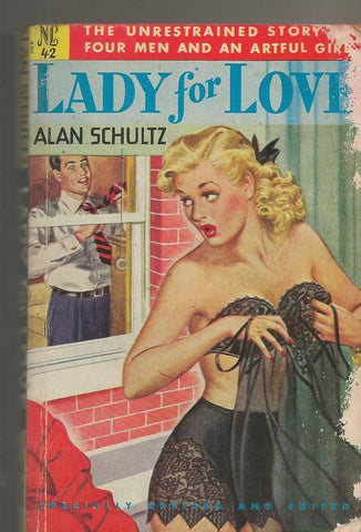 ORIGINAL Vintage 1950 Lady For Love Alan Schultz Paperback Book GGA