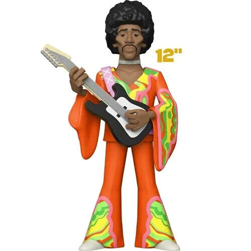 NEW SEALED 2021 Funko GOLD Jimi Hendrix 12" Action Figure Statue