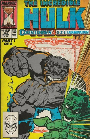 Incredible Hulk #364 ORIGINAL Vintage 1989 Marvel Comics 