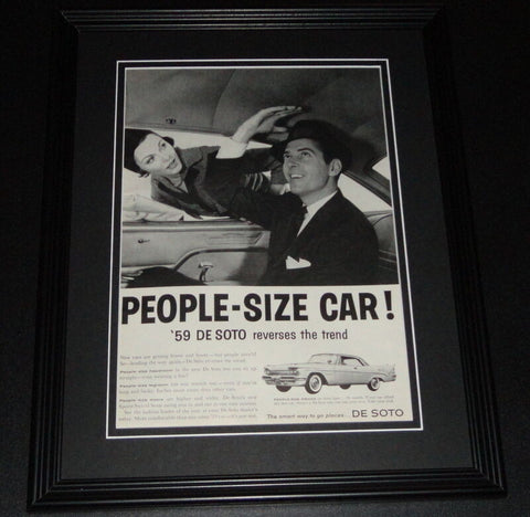 1959 DeSoto 11x14 Framed ORIGINAL Vintage Advertisement