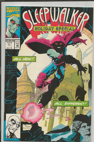 Sleepwalker Holiday Special #1 ORIGINAL Vintage 1993 Marvel Comics 