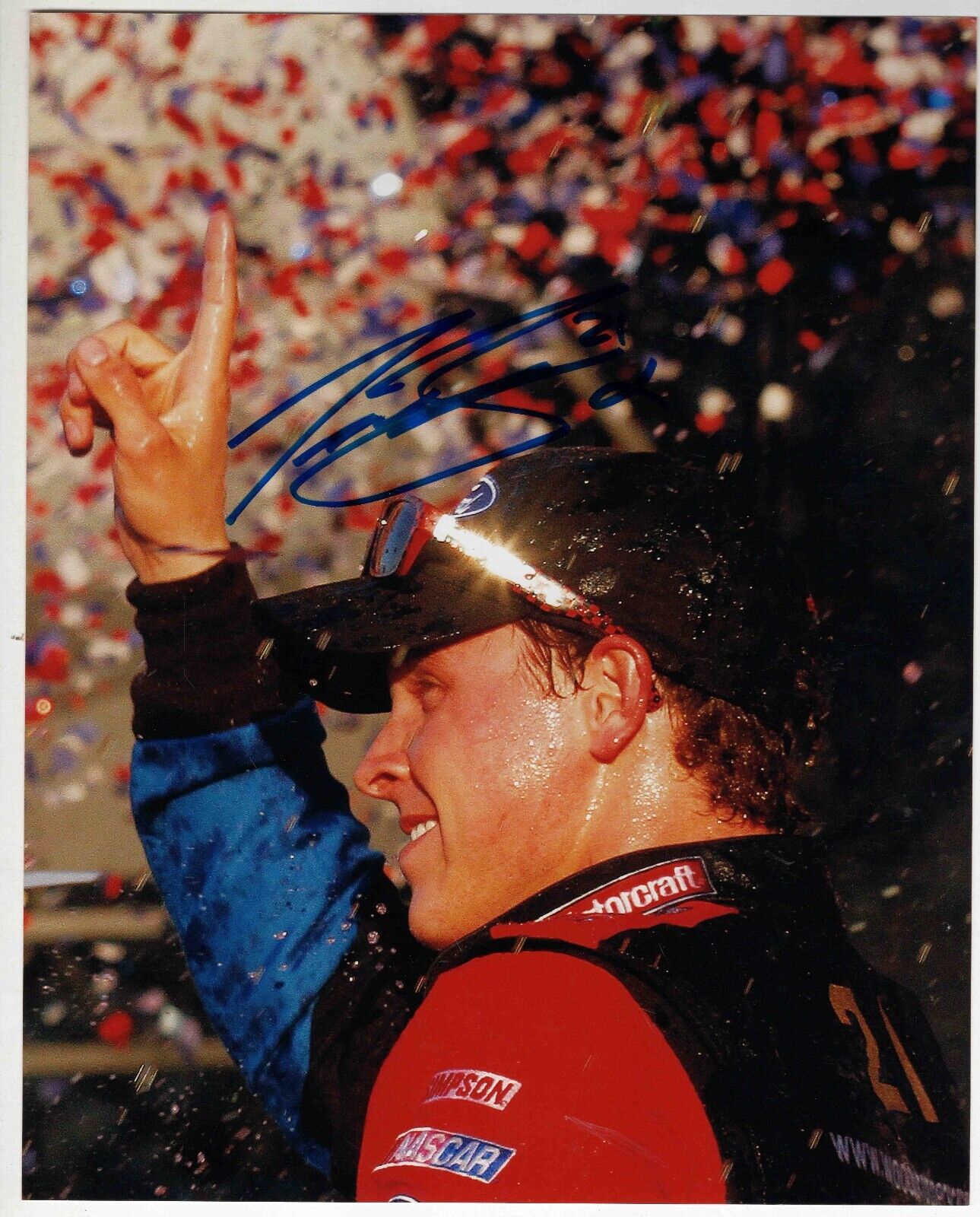 Trevor Bayne Signed 8x10 Photo