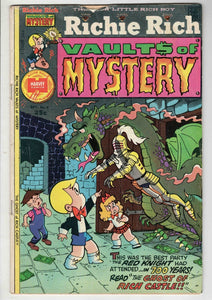 Richie Rich Vault of Mystery #6 VINTAGE 1975 Harvey Comics w/ Trix Cereal Ad