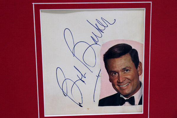 Bob Barker Signed Framed 16x20 Photo Set Price is Right Vintage Signature