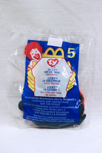 VINTAGE SEALED 2000 McDonald's Ty Beanie Babies Lucky Ladybug