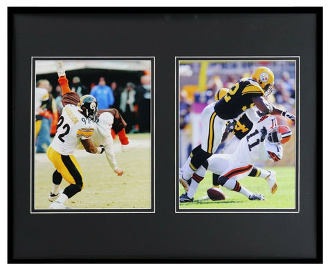 James Harrison Biggest Hits Framed 16x20 Photo Display Steelers