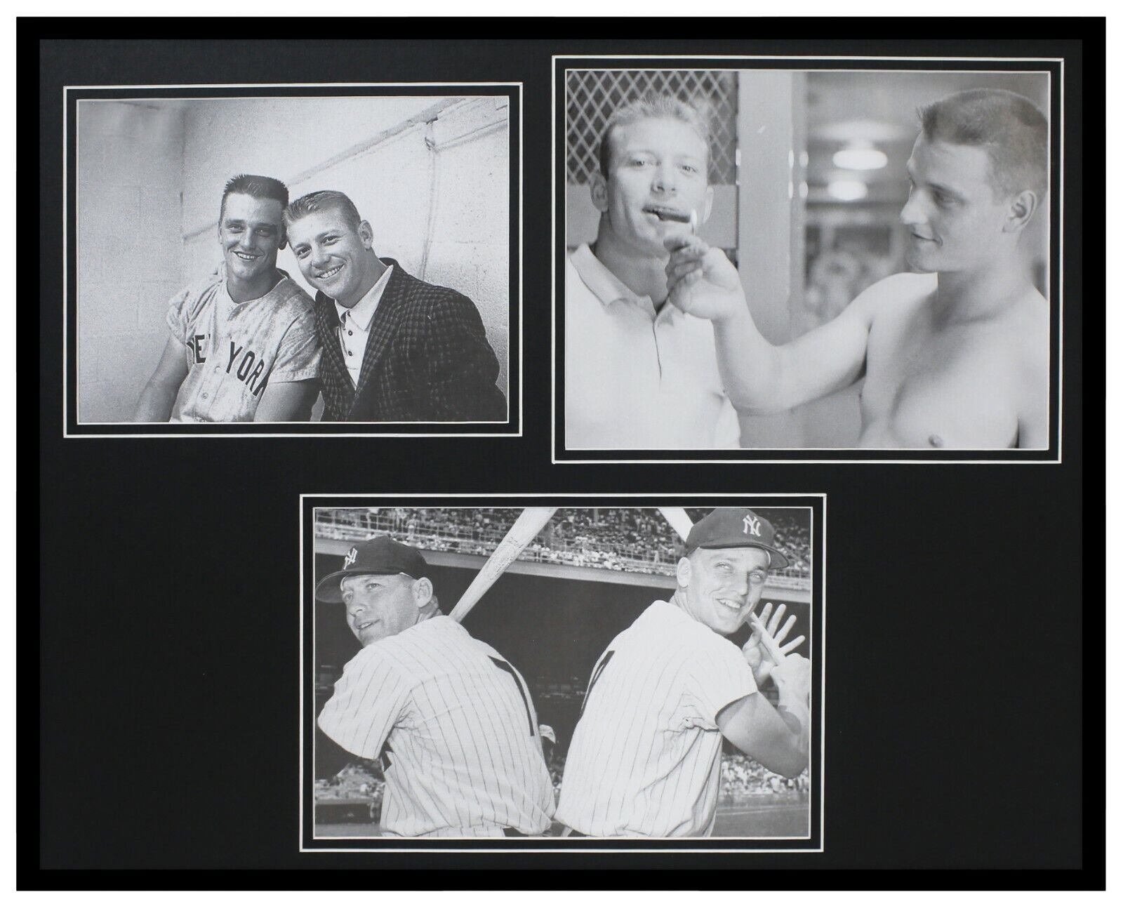 Mickey Mantle & Roger Maris New York Yankees Framed 16x20 Photo Set