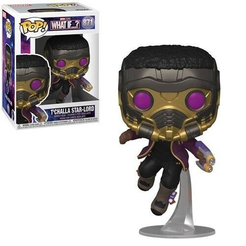 NEW SEALED 2022 Funko Pop Figure Marvel's What If T'Challa Star Lord C Boseman