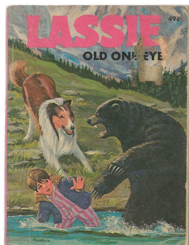 Lassie Old One Eye ORIGINAL Vintage 1975 Whitman Big Little Book  