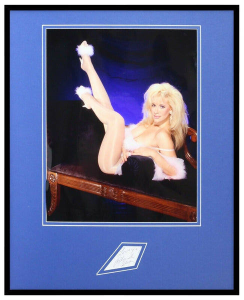 Rhonda Shear Signed Framed 16x20 Lingerie Photo Display USA Up All Night