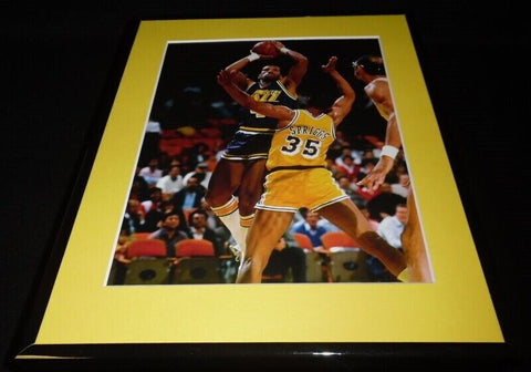 Adrian Dantley Framed 11x14 Photo Display Jazz vs Lakers