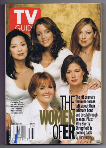 ORIGINAL Vintage June 23 2001 TV Guide No Label Women of ER Innes Tierney