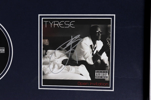 Tyrese Gibson Signed Framed 16x20 CD + Photo Display CX