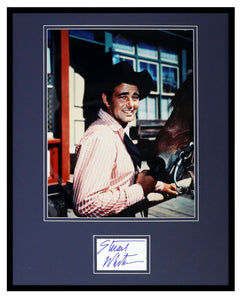 Stuart Whitman Signed Framed 16x20 Photo Display 